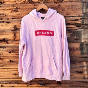 FOREVER 21 | Pink “Dreams” Hoodie Sweater L